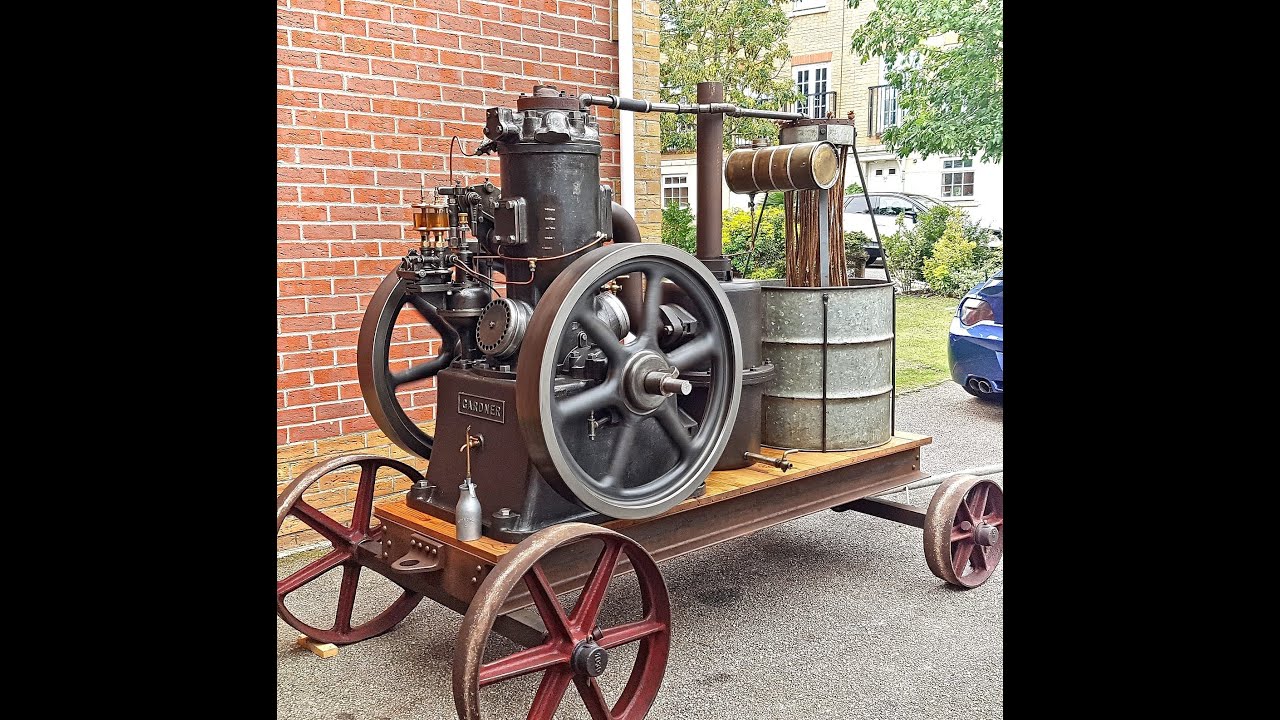 1929 11.5hp Gardner 4VT Hot Bulb Semi Diesel Two Stroke Engine