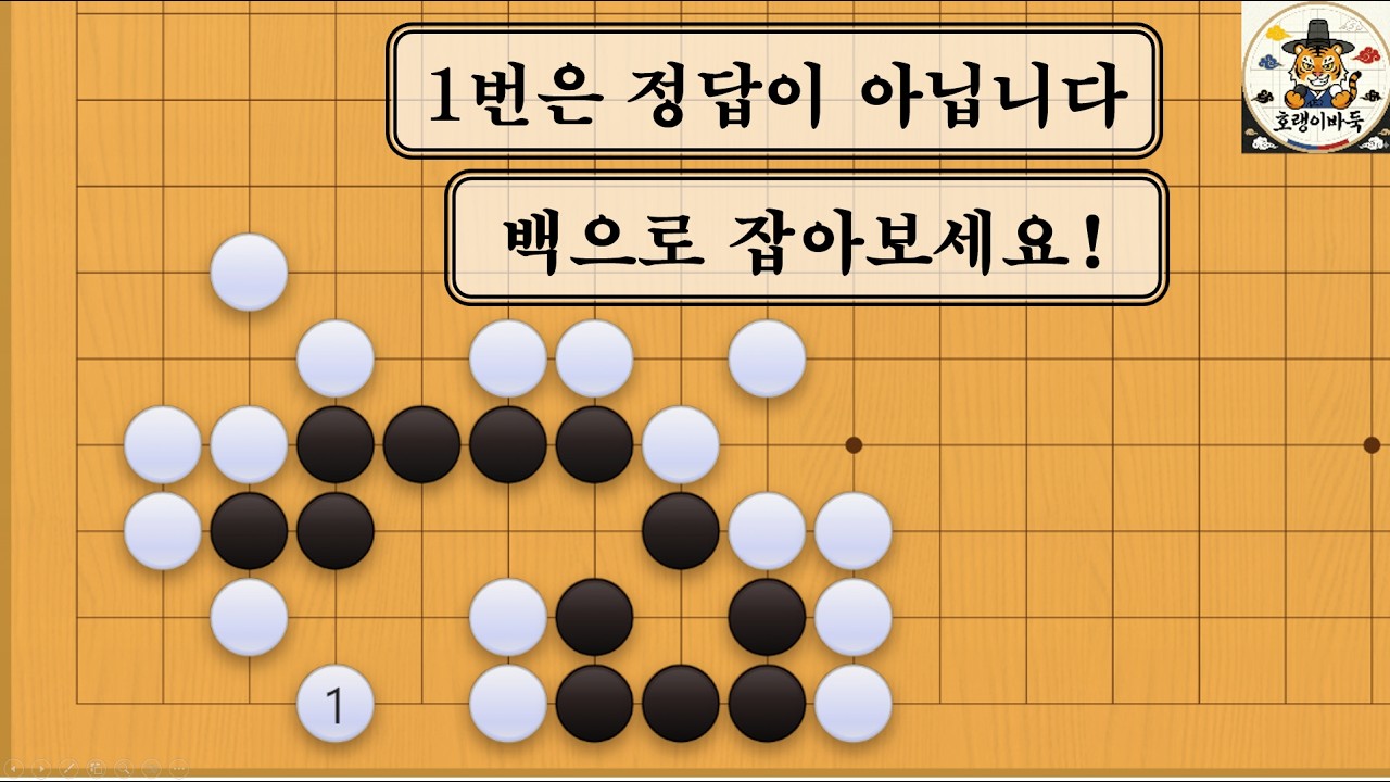 [바둑 사활] 착각하지 않고 흑을 잡는 당신은 초고수