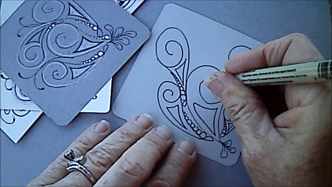 Kochlea Tangle Pattern Lesson #87