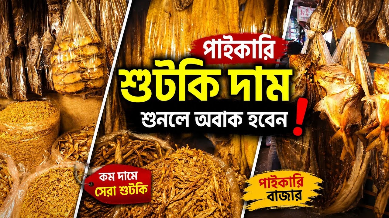 চট্টগ্রামের পাইকারি শুটকি বাজার | Chittagong Shutki Market