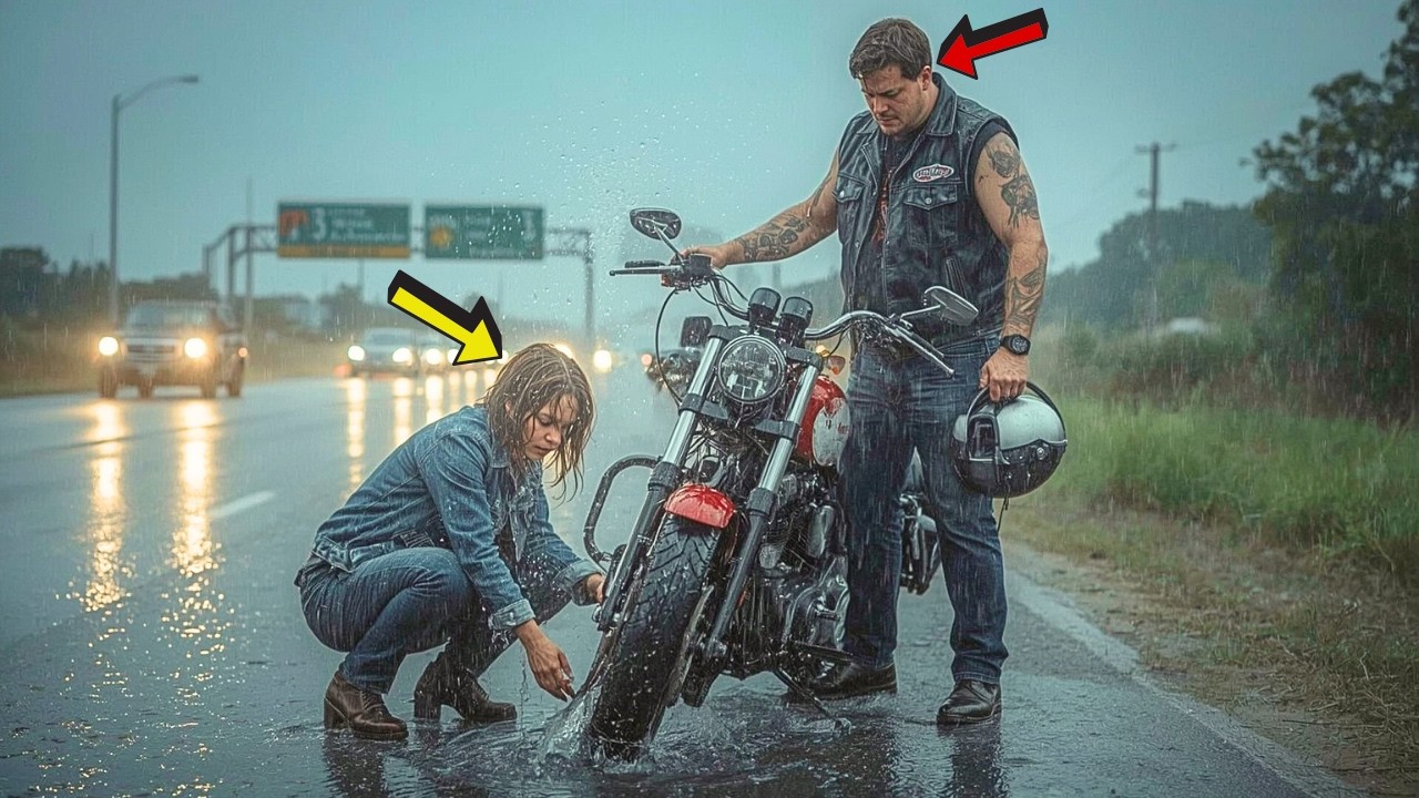 She Helped a Crying Biker — She Didn’t Know He Was a Hells Angels Captain