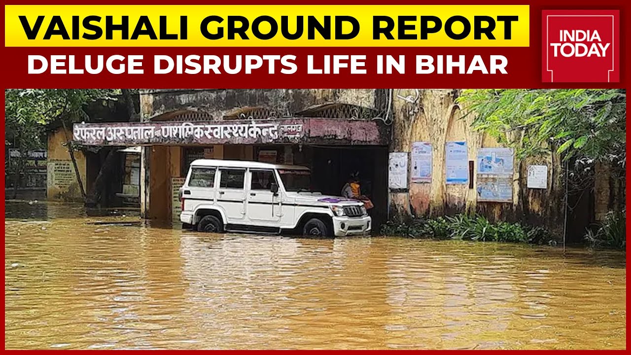 Hospital In Vaishali Inundated Amid Bihar Floods, Fish Swim In Doctor's Chamber & Labour Room
