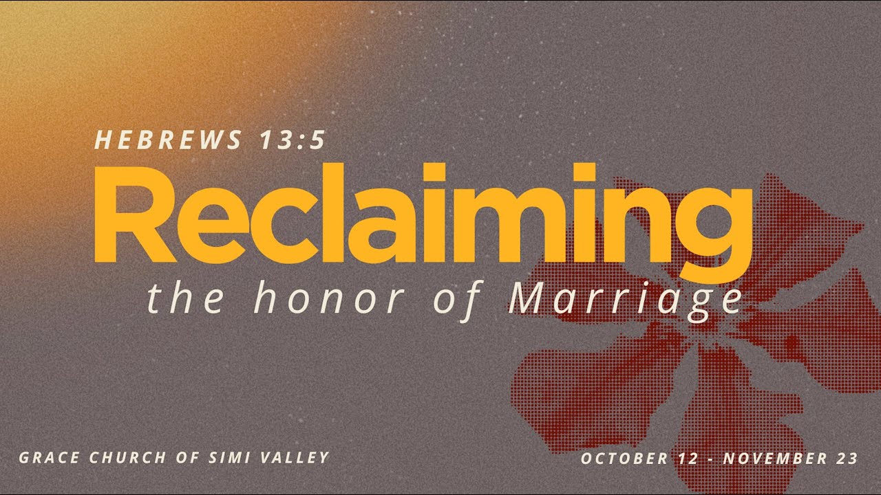 Marriage Class November 23, 2025 "Enjoying God’s Design for Intimacy"