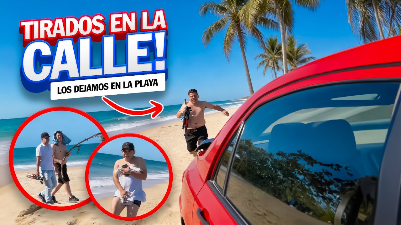 ABANDONADOS EN MEDIO DE LA NADA (EN LA PLAYA) 😳