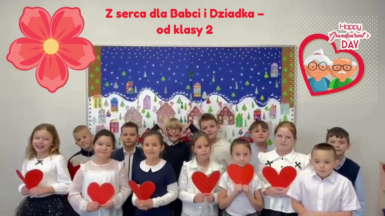 Z serca dla Babci i Dziadka – od klasy 2