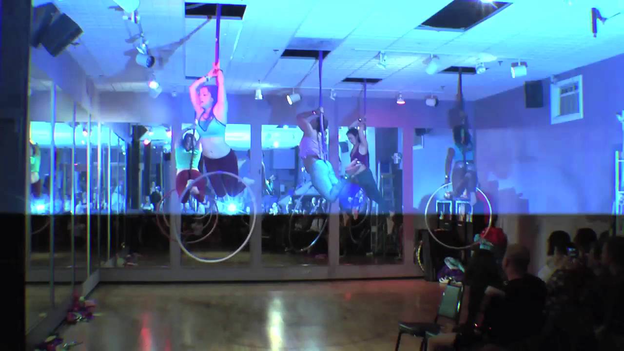 Bollywood inspired Group lyra performance at Awakenings 2015