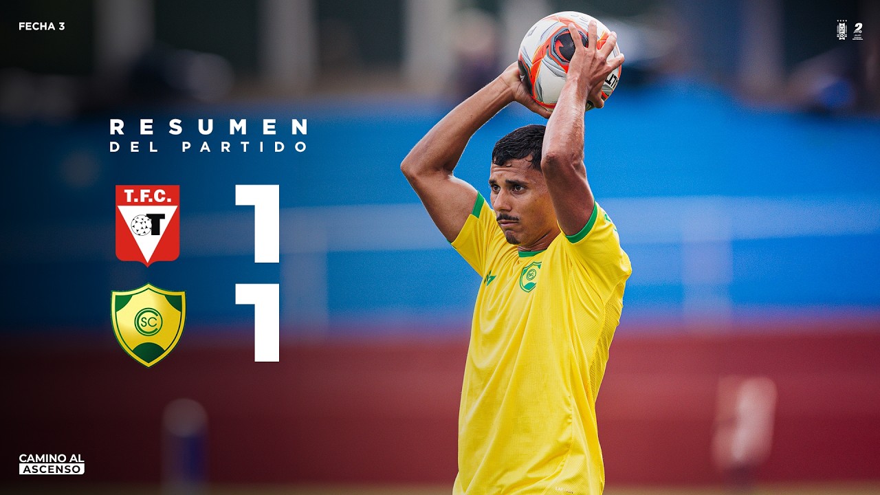 Tacuaremb&oacute; 1-1 Cerrito | Resumen | Fecha 3 | Segunda Profesional AUF 2026 | #AUFTV