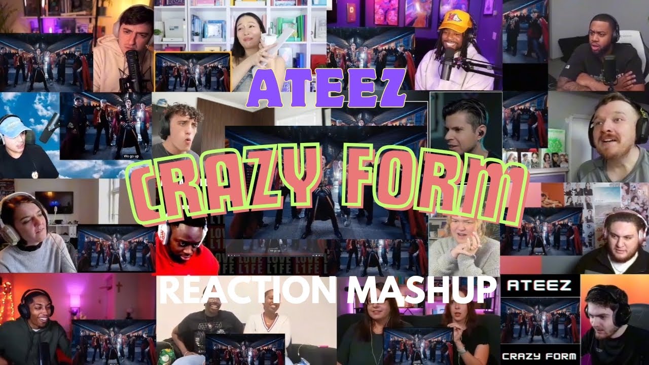ATEEZ(에이티즈) - '미친 폼 (Crazy Form)' Official Music Video REACTION MASHUP