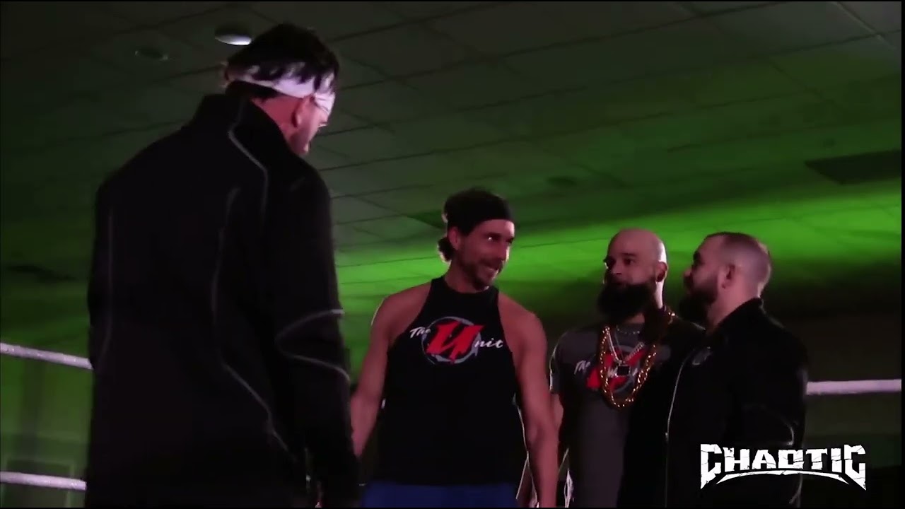 The Unit confronts JT Dunn - Chaotic Wrestling