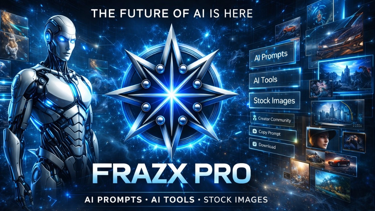 Project Frazx Pro | AI Prompts | AI Tools | Stock Images | All in one | 2026