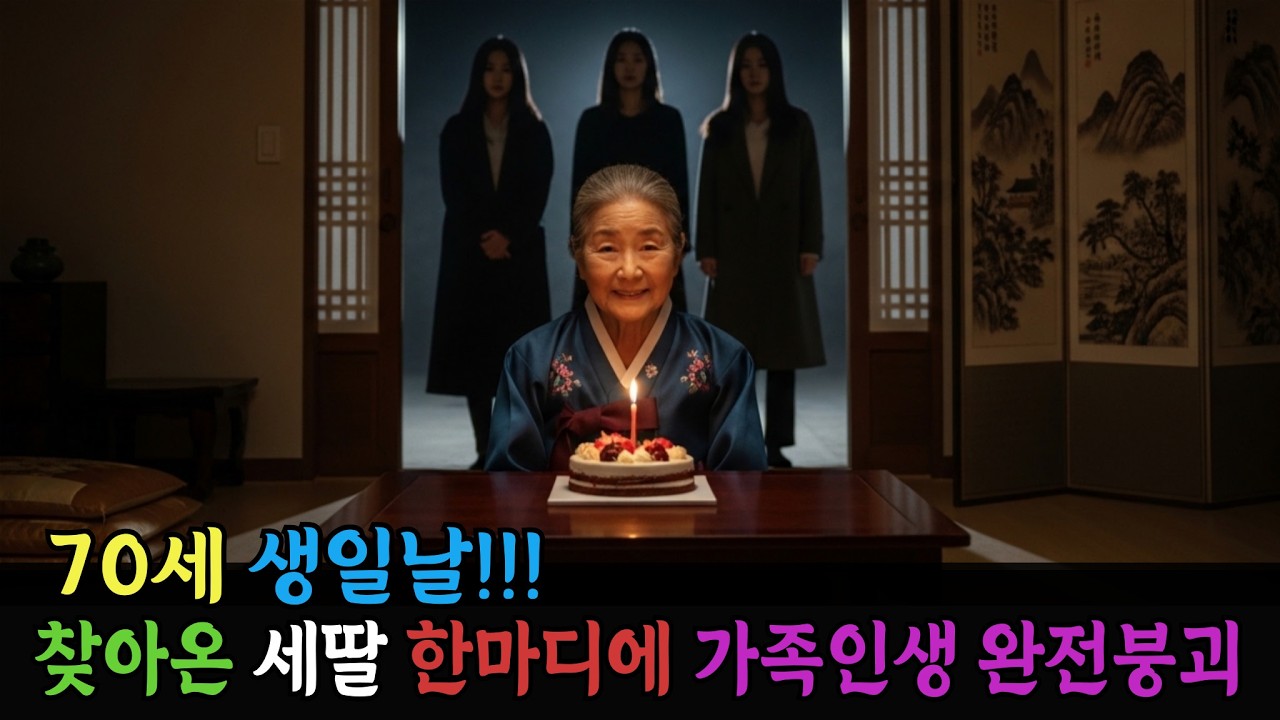 평생 착한 남편인 줄 알았는데… 70세 생일날 찾아온 친딸 셋의 충격 고백/가족드라마/인생사연/막장드라마 /어르신이야기 /현실이야기 /오디오북