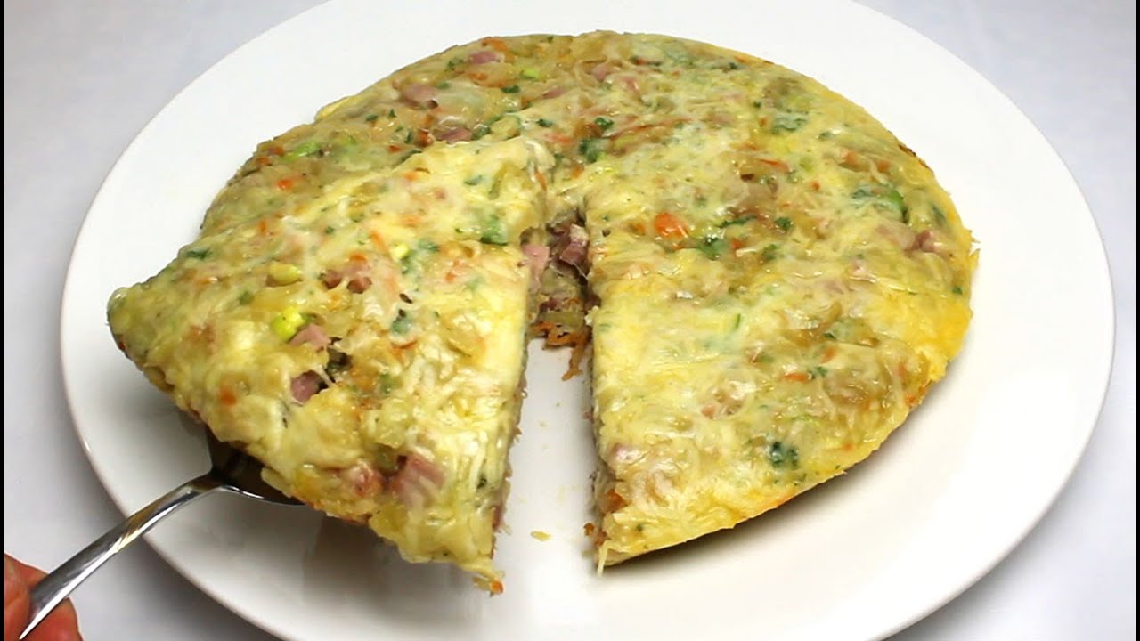PIZZA DE PAPA RALLADA  Y  ZANAHORIA / RIQUÍSIMO / A COCINAR FÁCIL