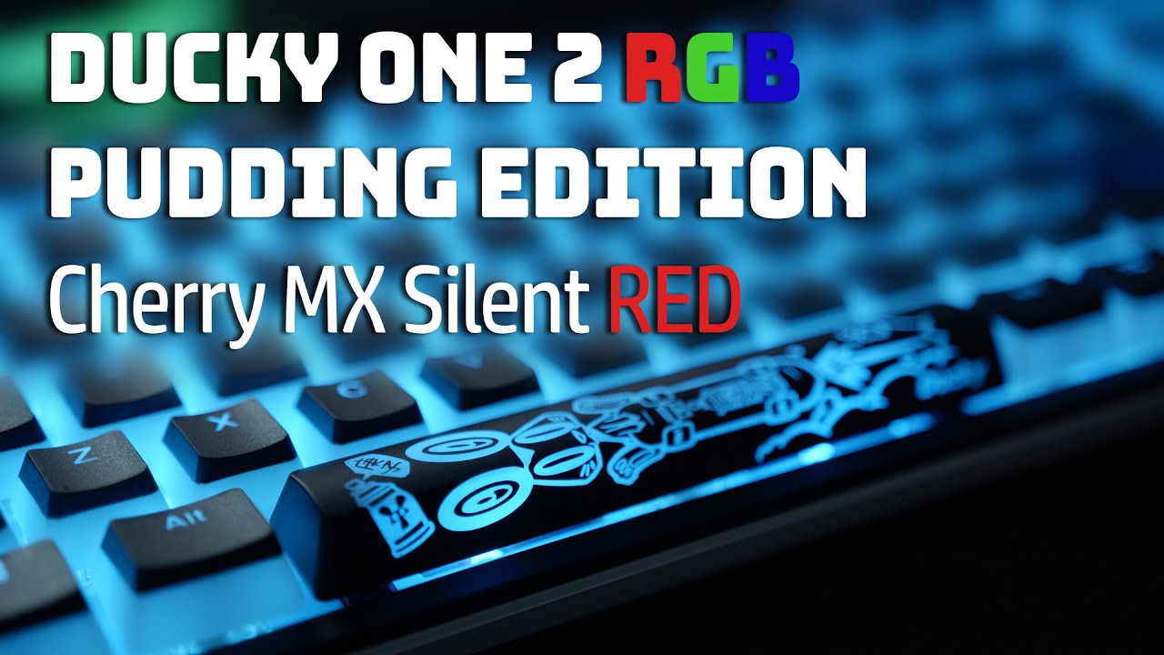 Ducky One 2 RGB Pudding Edition - Cherry MX Silent RED Switches - 100% Keyboard Review w/ Sound Test
