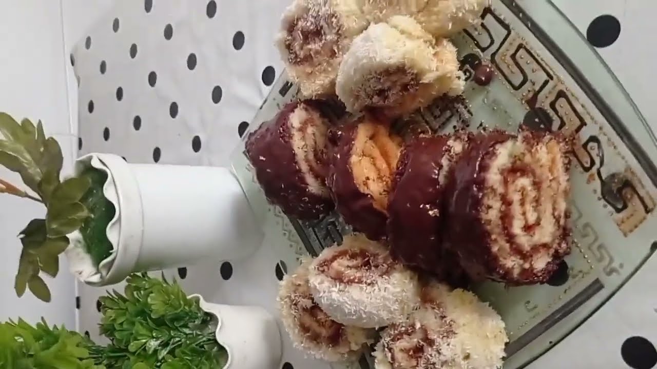 بسكوي رولى لذيذ2022biscuit roulé delicieux