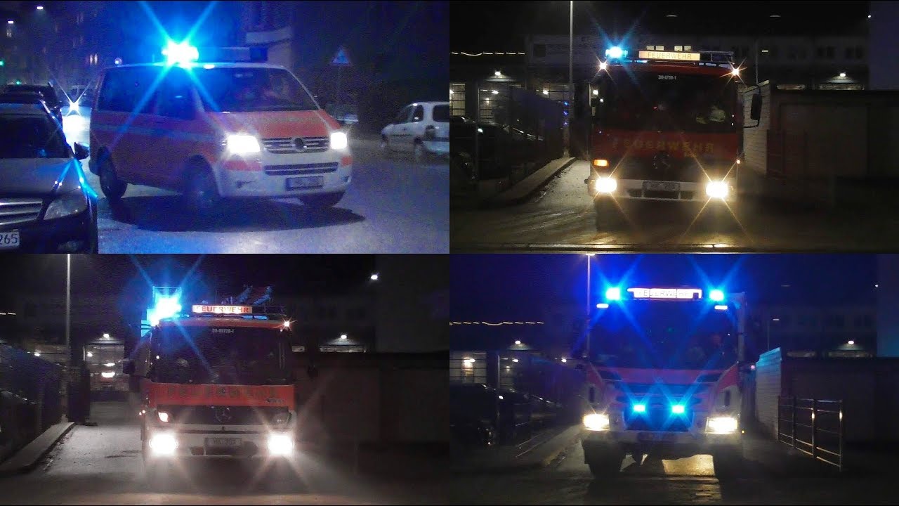 [Mehrere große Ölspuren im Stadtgebiet] Einsatzfahrten Freiwillige Feuerwehr Hagen