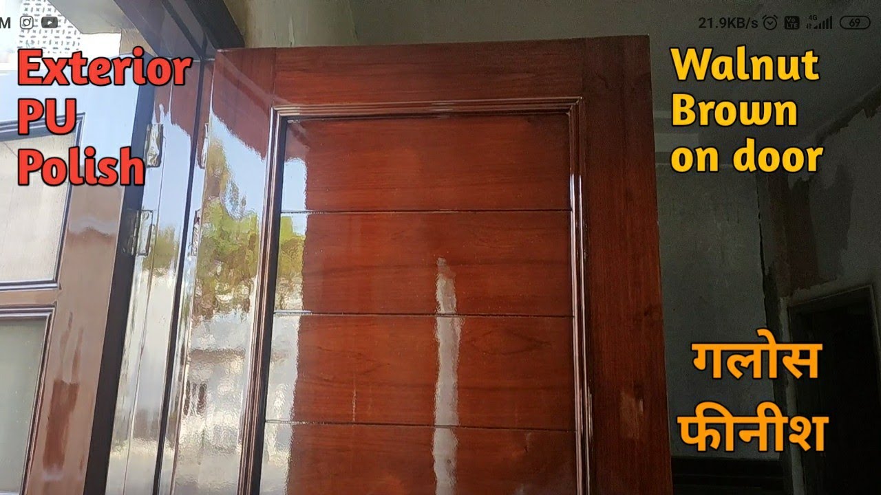 How to PU Polish on Teak Wood | Exterior PU polish | Gloss Finish सागवान की लकड़ी पर पोलिश कैसे करें