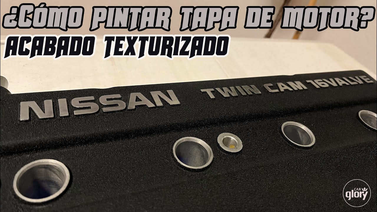 ¿Cómo pintar la tapa de punterías de tu motor? Acabado texturizado (KA24DE)