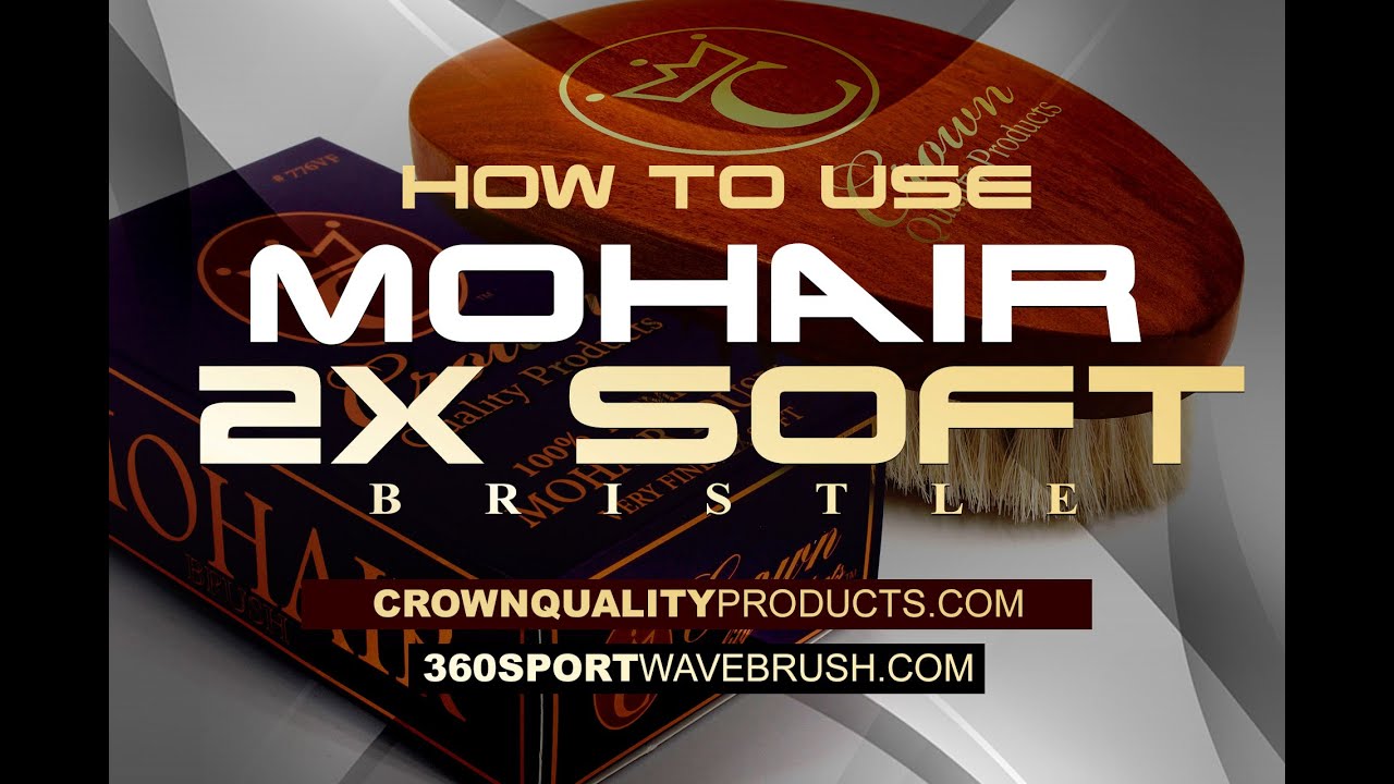 New CQP - Luxury Mohair 2X Soft Bristle Hairbrush