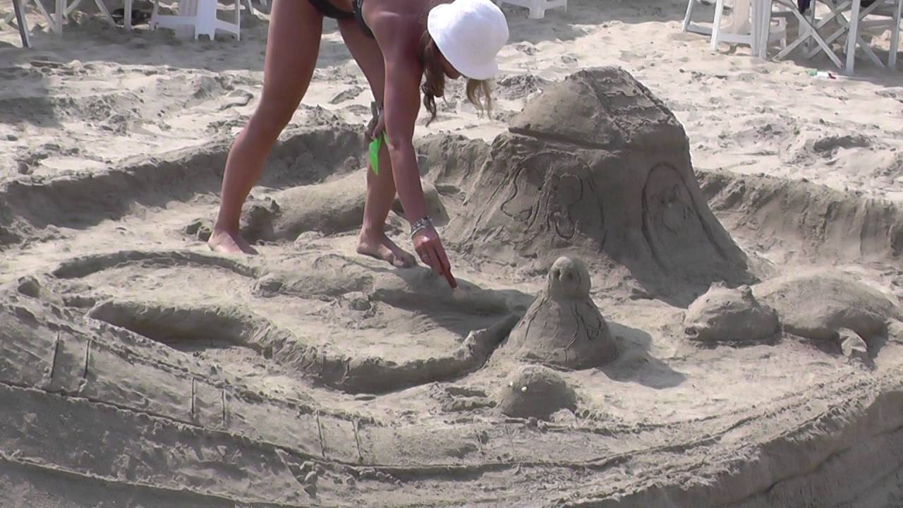 71. sandcastle building championship, campionato di costruzione di castelli di sabbia