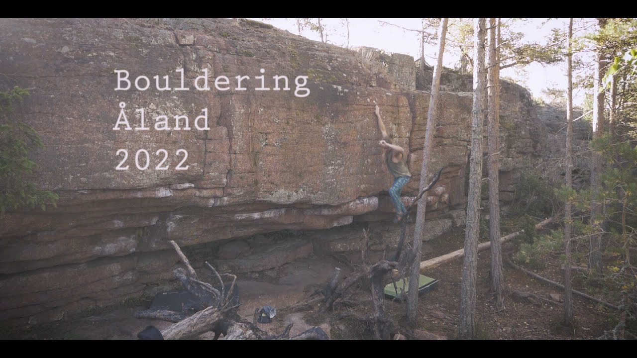 Bouldering Åland summer 22