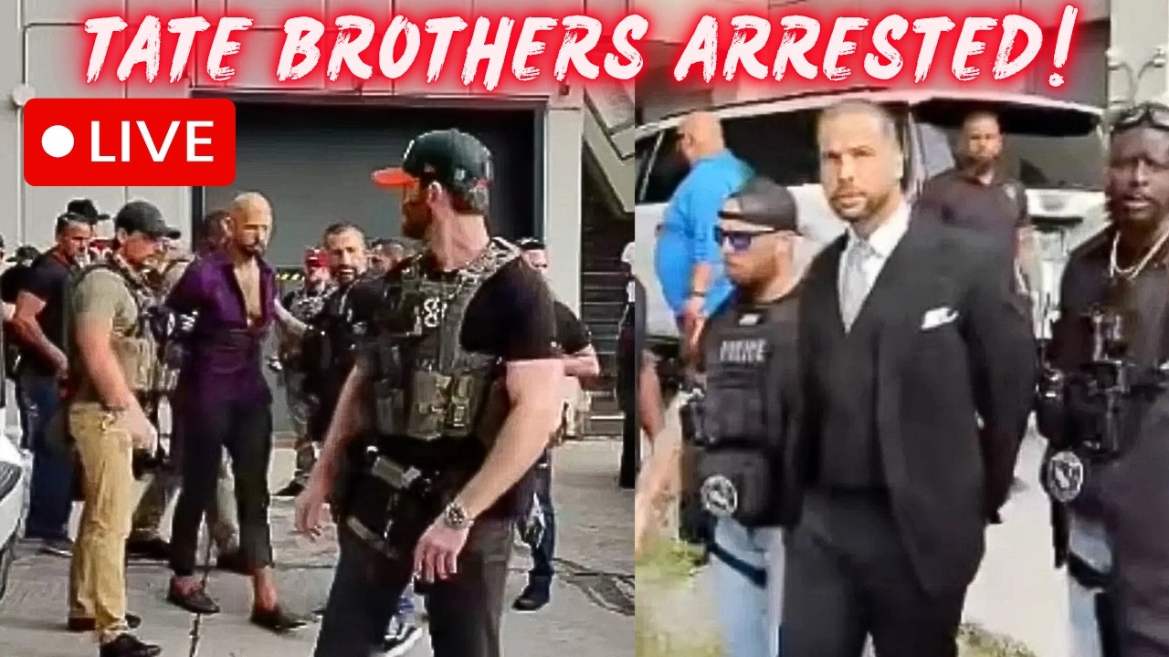 🔴 BREAKING: Andrew Tate & Tristan Tate ARRESTED in Miami by U.S. Marshals