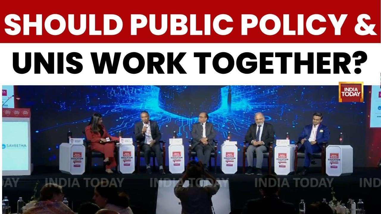 India Today Education Enclave: Higher Education Under Pressure to Shape Public Policy