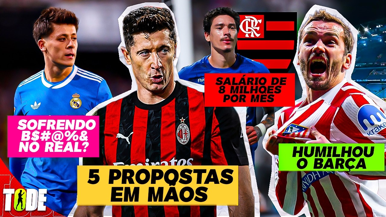 GULER SOFRE BULLYING NO REAL? DARWIN PEDE 8 MILHÕES AO FLA l LEWA NO MILAN l BARÇA HUMILHADO