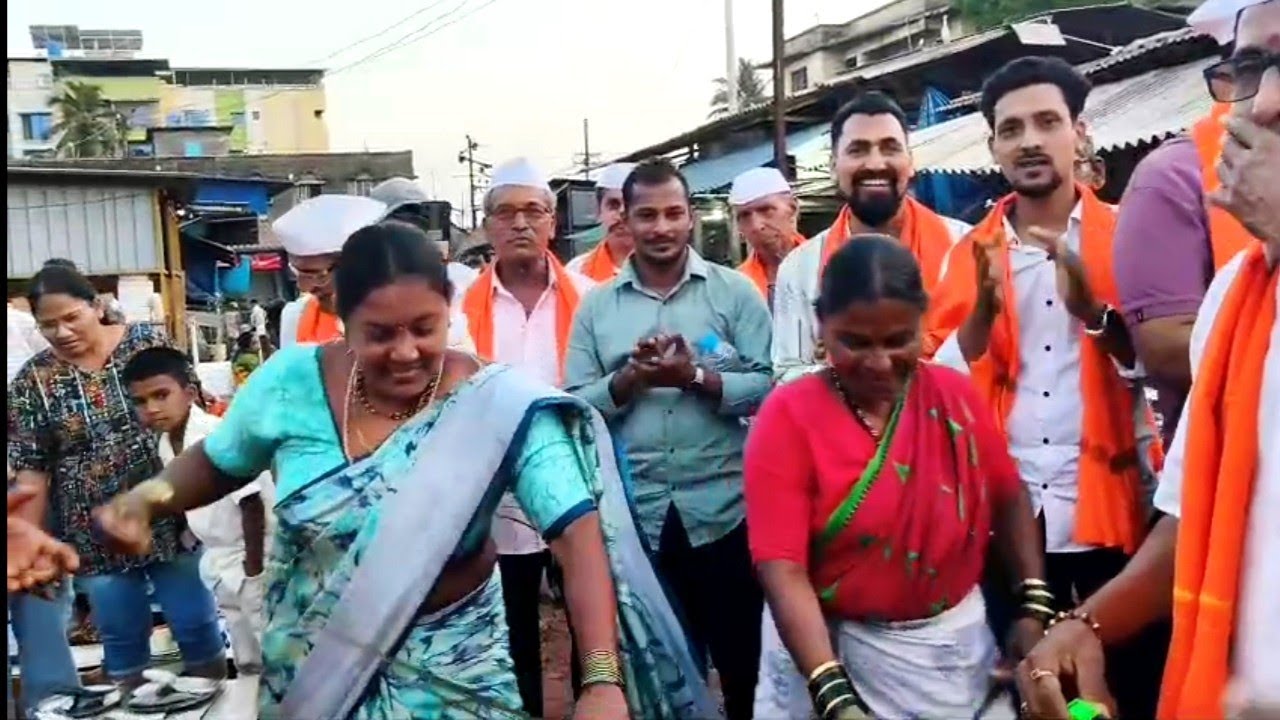 गौळवाडी निगडी गावचा शिमगा खेळ श्रीवर्धन मच्छीमार्केट मध्ये जातो तेव्हा..😍डेरा नाच | कोकणातील पंरपरा