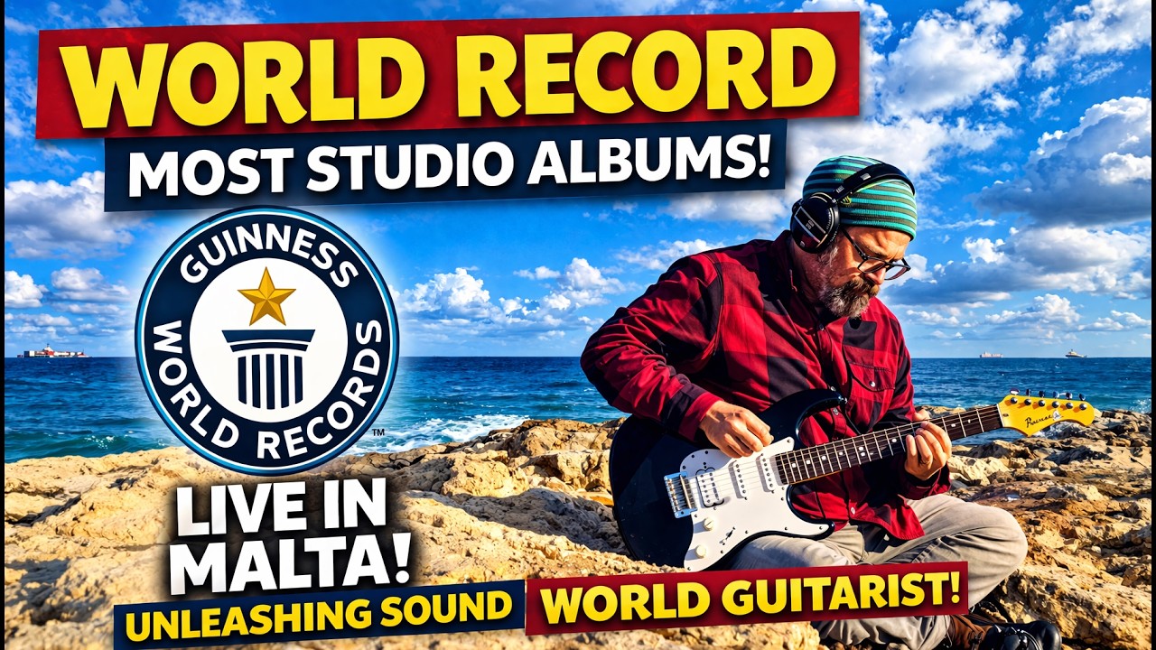 No One Noticed His WORLD RECORD… Now He Plays Malta 🎸🌊