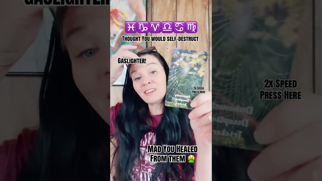 MAD YOU HEALED FROM THEM!! WANTED YOU TO SELF DESTRUCT!