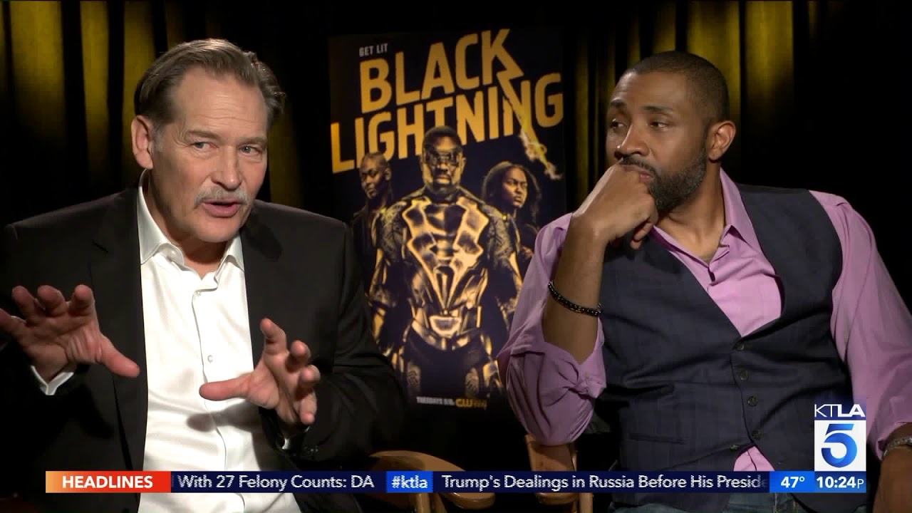 THE CAST OF BLACK LIGHTNING CHATS WITH KTLA