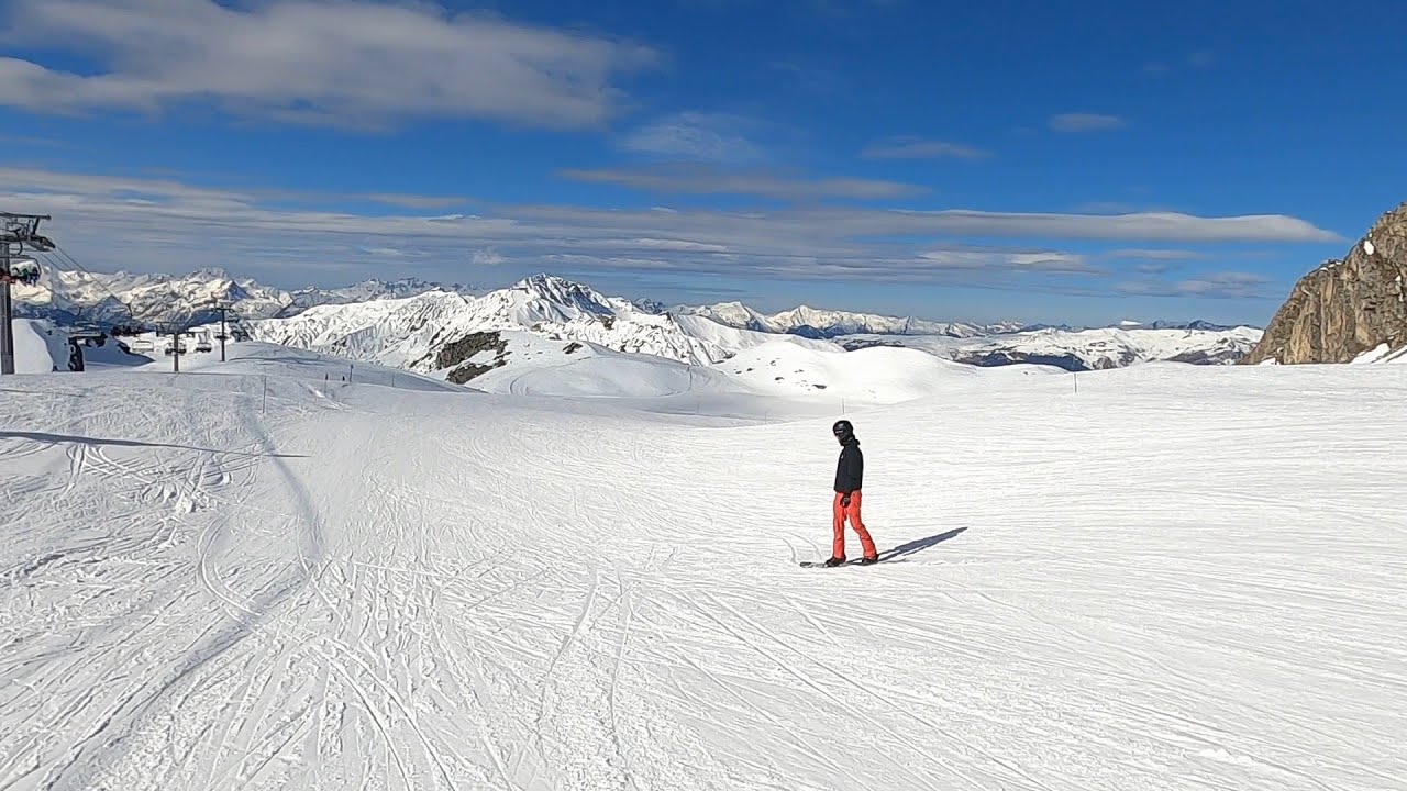 GoPro POV Skiing | Blue Levasset Run | La Plagne Paradiski | French Alps 2023