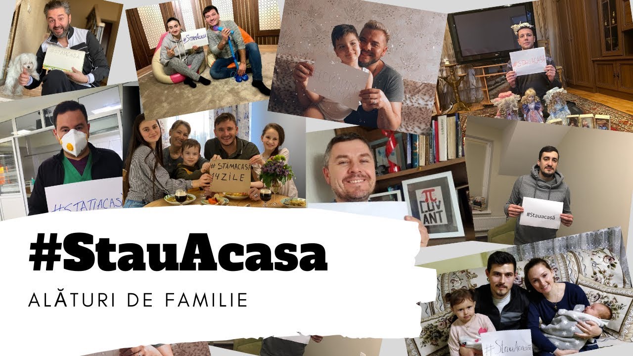 Acest video a fost realizat #acasa.