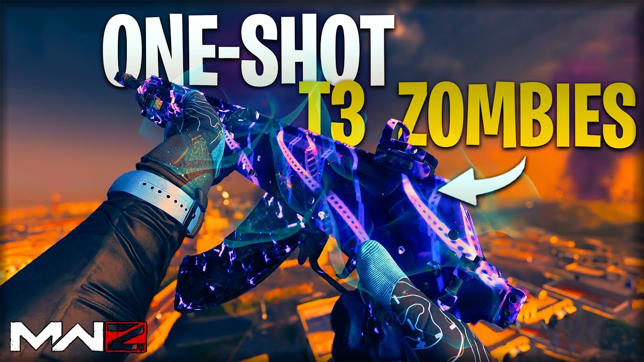MW3 Zombies - This Sniper Rifle ONE-SHOTS Tier 3 Zombies!