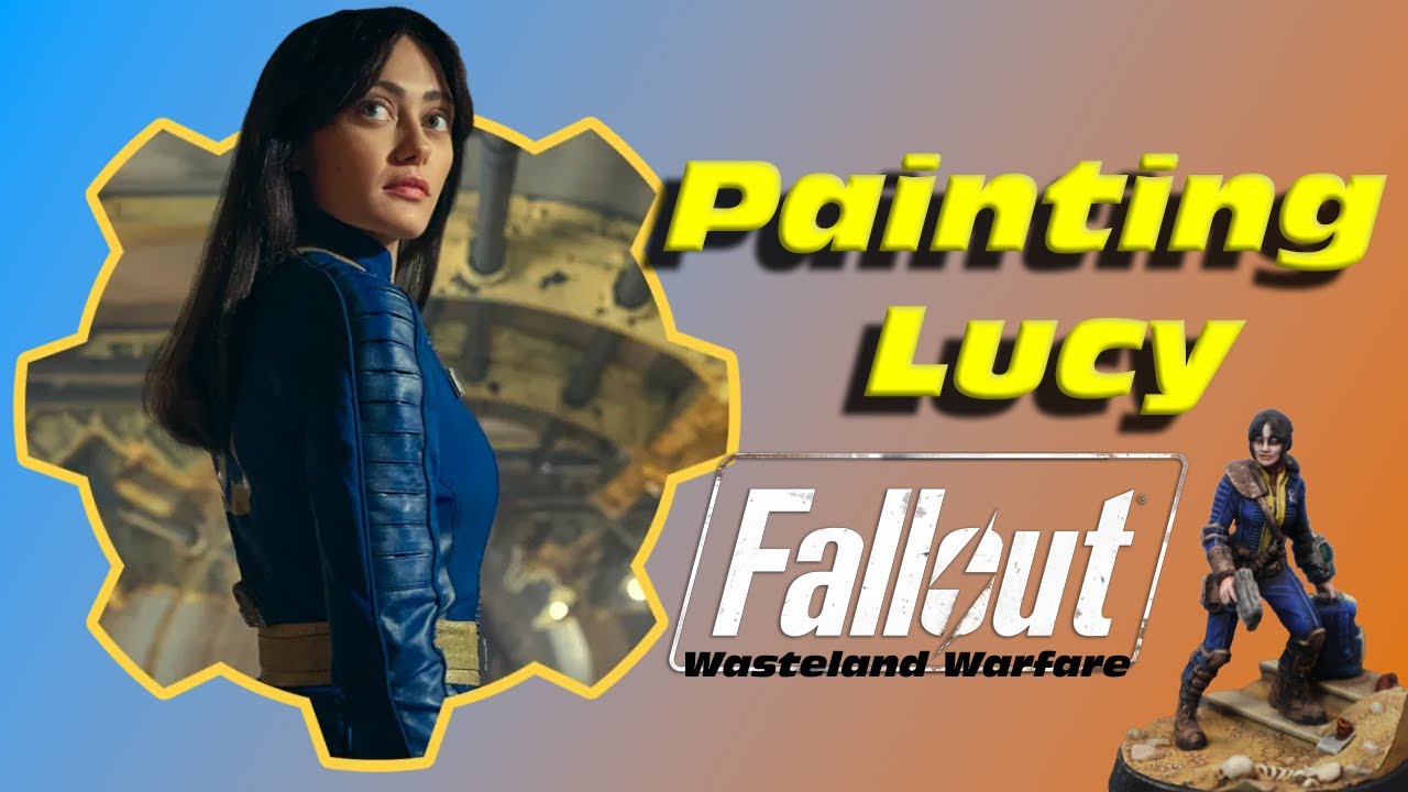 Painting  Lucy from the Amazon Fallout TV Show.  Wasteland Warfare Tabletop Skirmish Game Tutorial