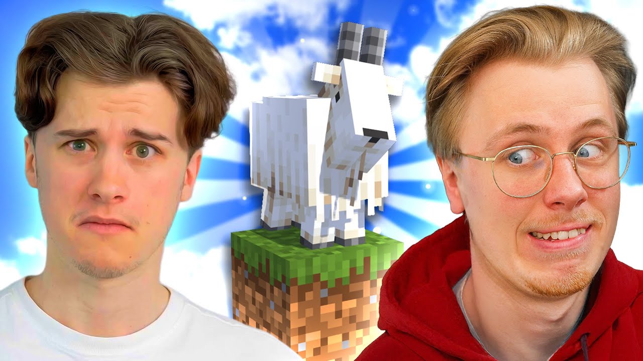 ÖVERLEVER VI PÅ ETT BLOCK I MINECRAFT? (ALLT GÅR FEL)
