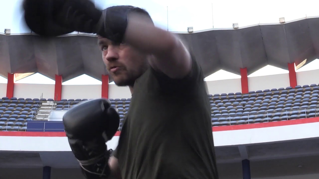 Frankie Gavin Trains In Bilbao Bull Ring