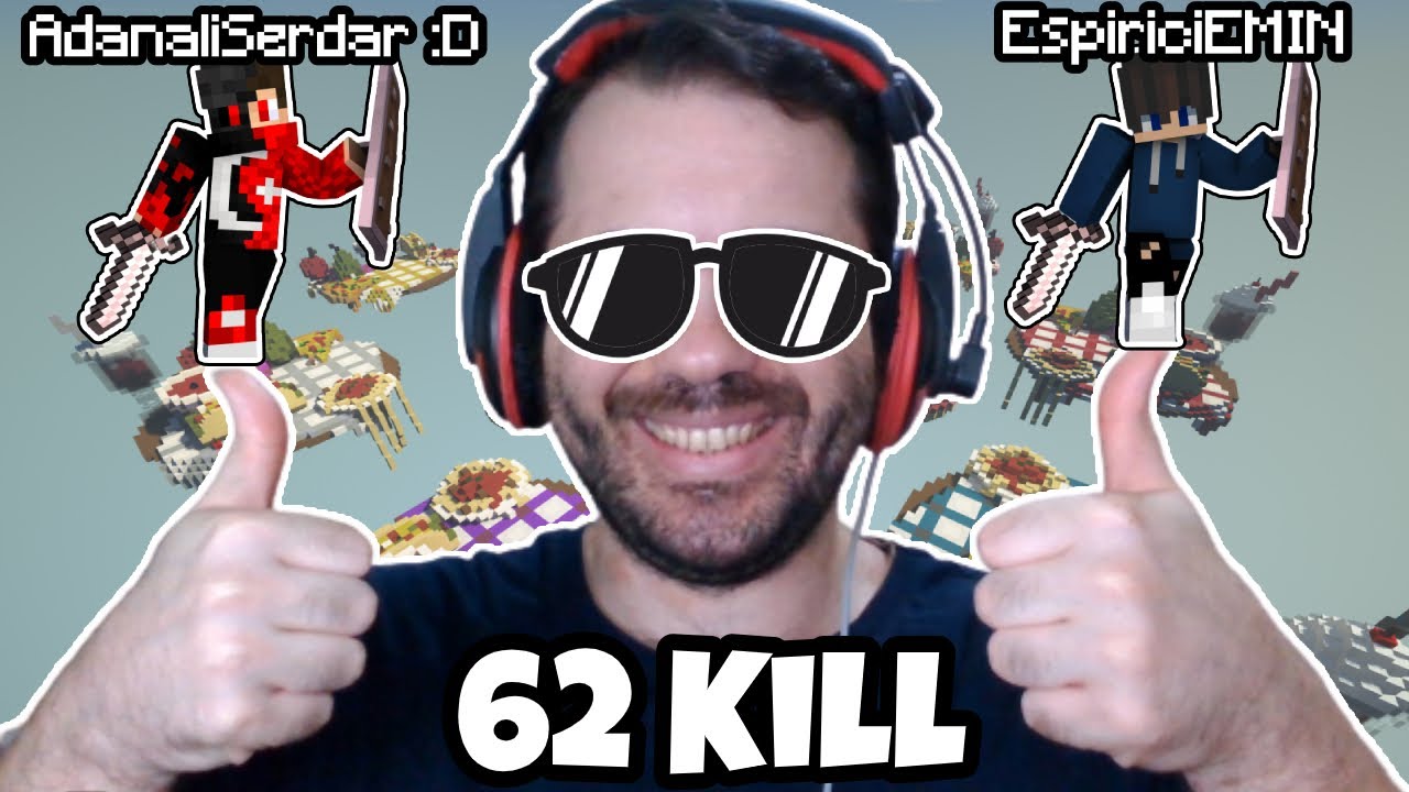 62 Kill! TARİHİ MA&Ccedil; ve ARMUT HİLECİ! | Minecraft Egg Wars