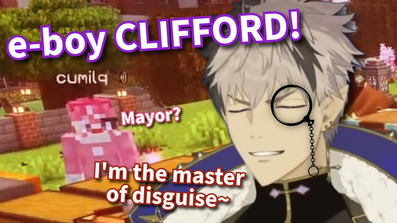 Mayor Clifford tried to disguise himself with an E-BOY VOICE!【#vcraftenchanted | Crimzon Ruze】