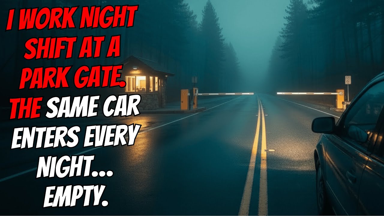I Work Night Shift at a Park Gate. The Same Car Enters Every Night… Empty.