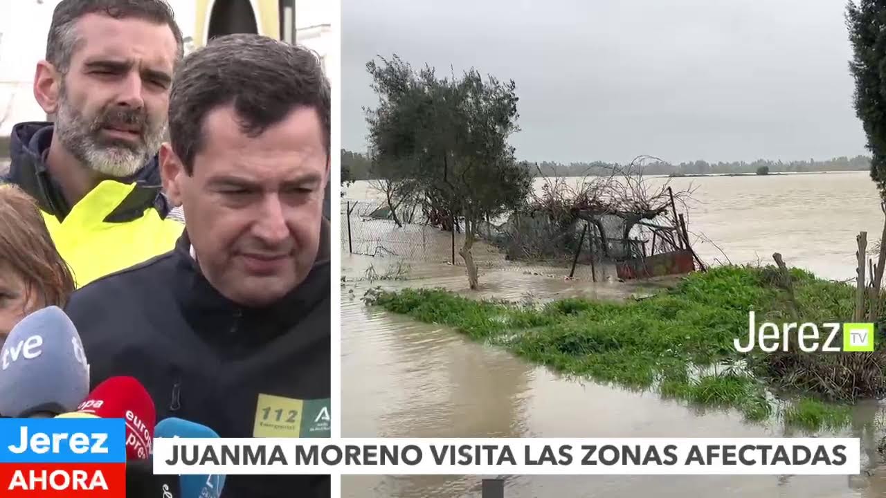 JEREZ TV 🔴 DIRECTO | ÚLTIMA HORA | EL PRESIDENTE DE LA JUNTA DE ANDALUCÍA A ZONAS AFECTADAS
