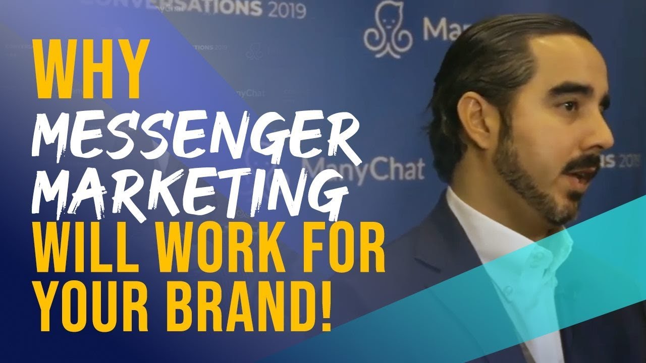 MANYCHAT: WHY MESSENGER MARKETING WILL WORK FOR YOUR BRAND! 🙌