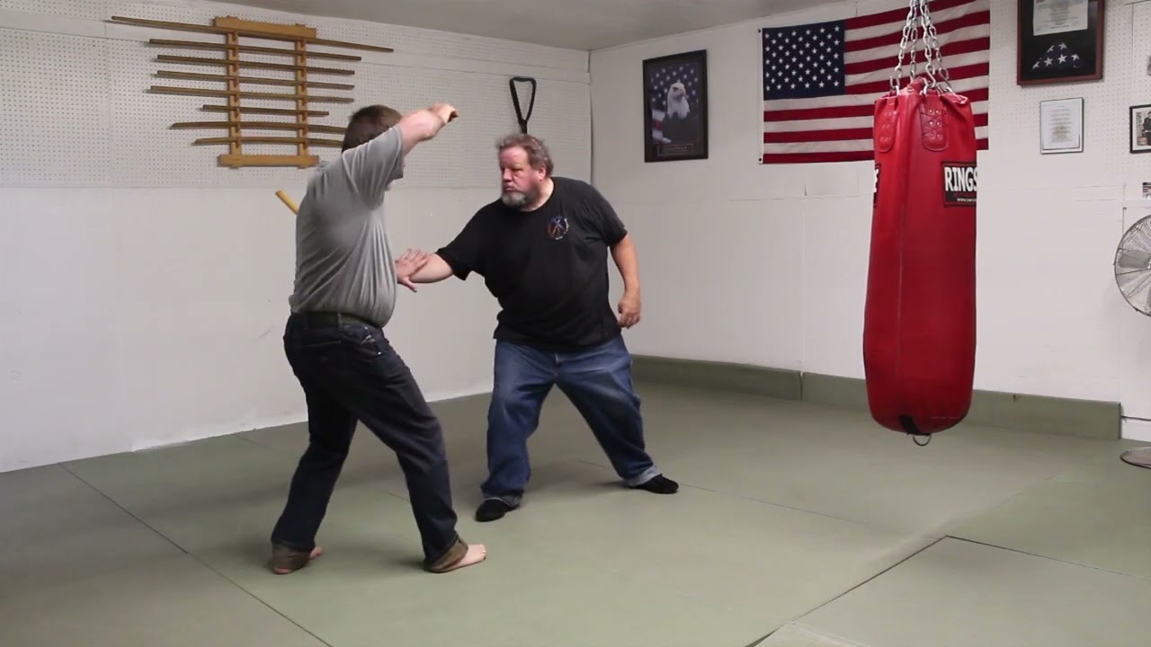 MiraRada Escrima X basic lesson with Forrest pt 5 #5 defense against angle 1 feed