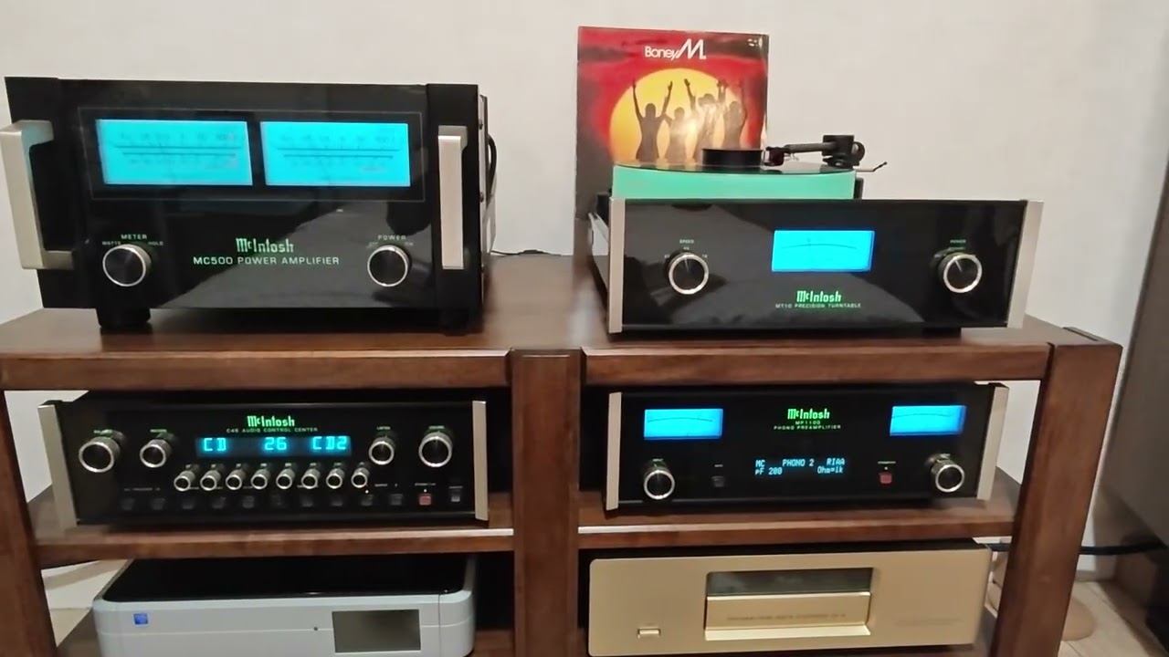 JBL 4344 & Mclntosh MP1100 & Mclntosh MT10 & McIntosh C46 & McIntosh MC500
