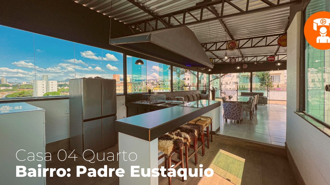 VENDA: CASA 04 QUARTOS - PADRE EUSTÁQUIO - BH/ MG (CÓDIGO: 1025927)