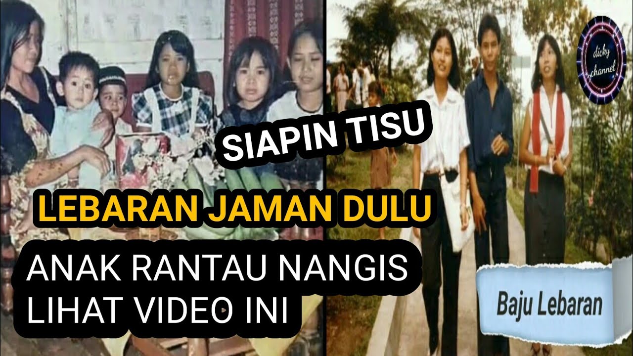 Begini Suasana Lebaran Jaman Dulu