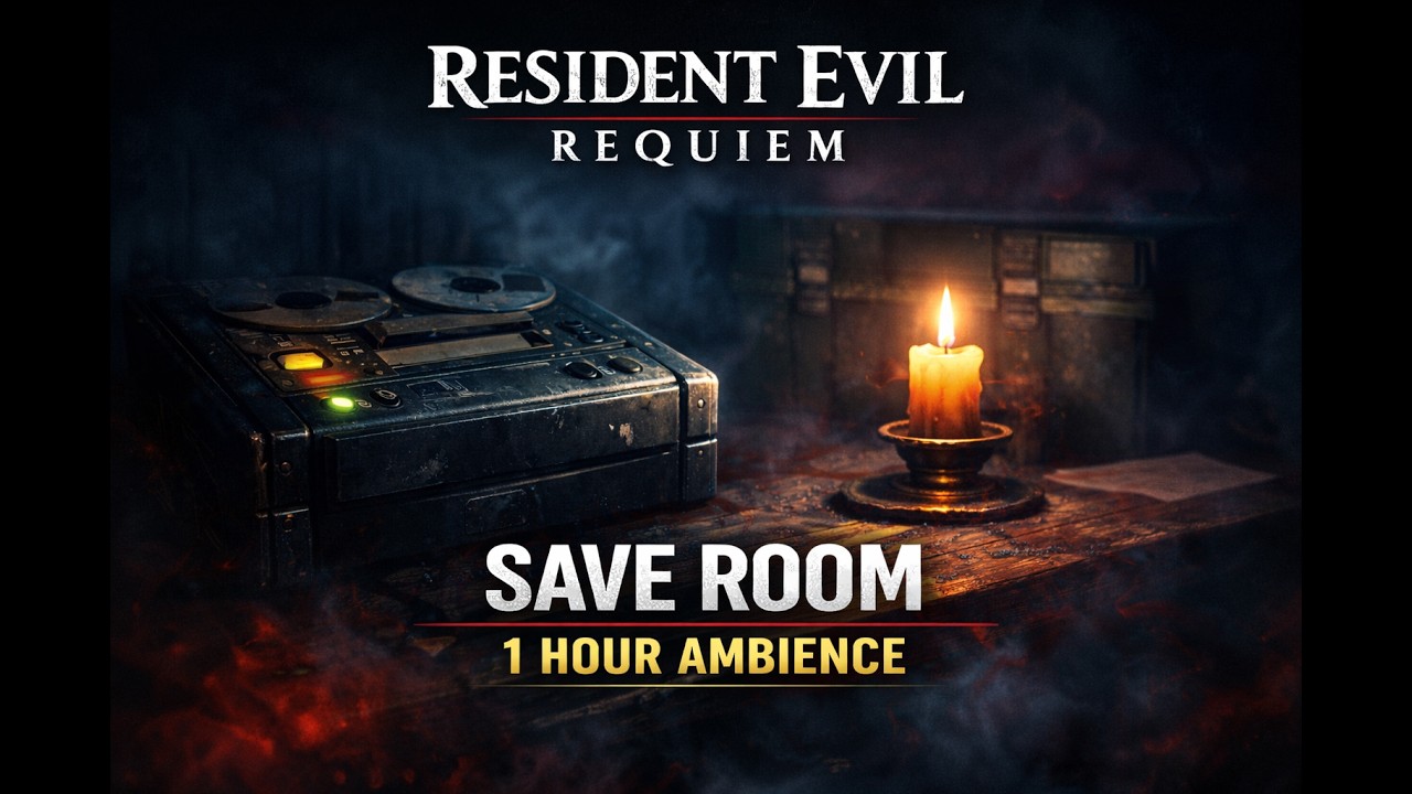 Resident Evil 9 Requiem - Save Room Music🎵|1 Hour Safe Room| Relaxing Resident Evil Atmosphere
