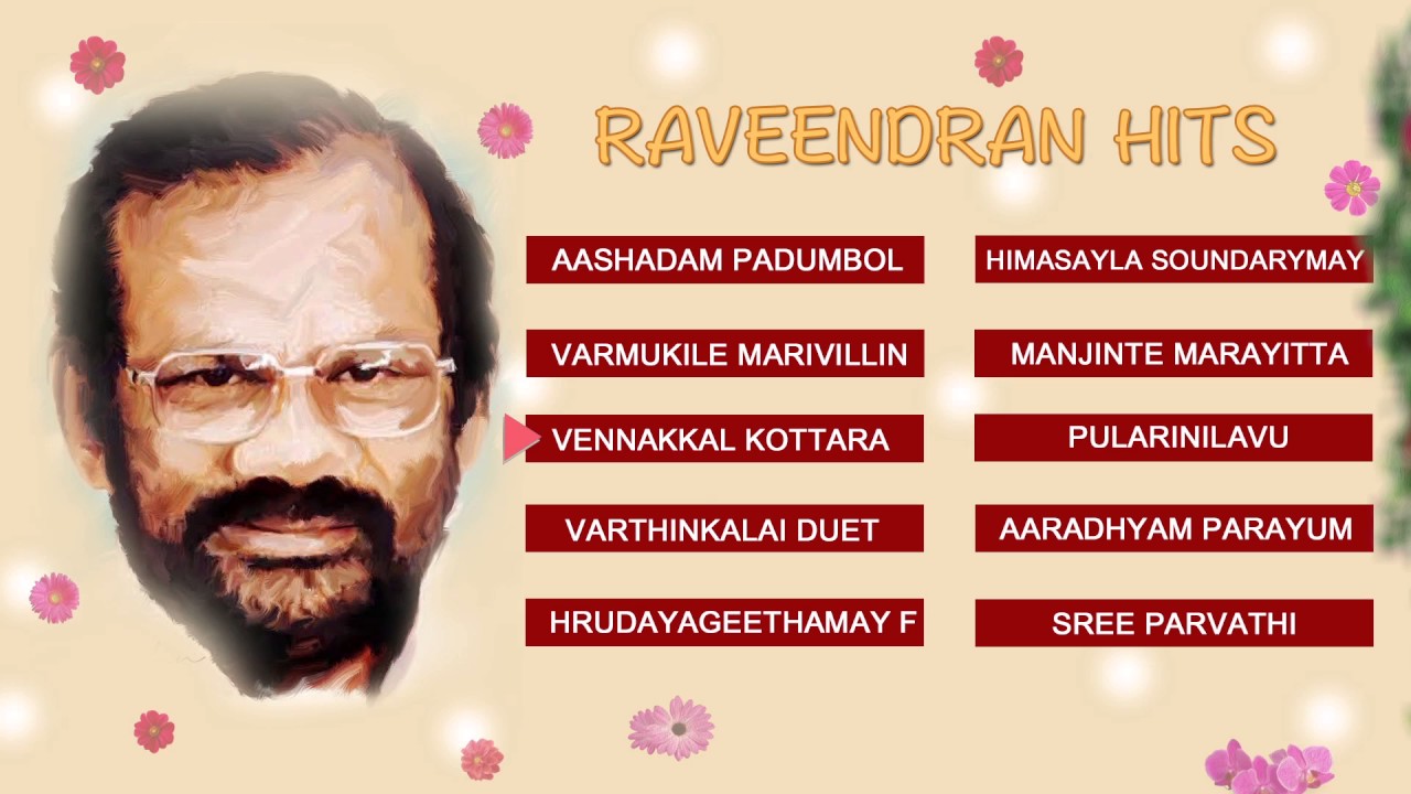 RAVEENDRAN HITS | MALAYALAM EVERGREEN | AUDIO JUKEBOX