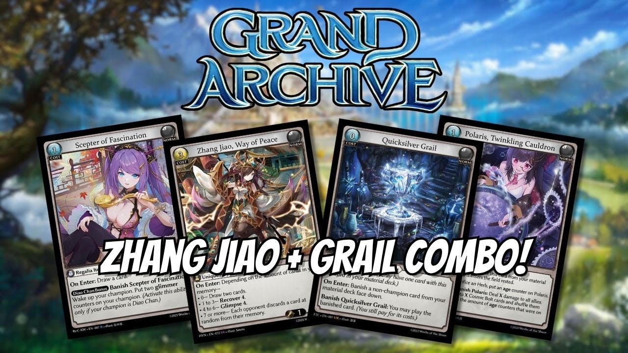 Обман Чжан Цзяо, Путь Мира, Ранний | Grand Archive TCG Fractal + Quicksilver Grail Combo