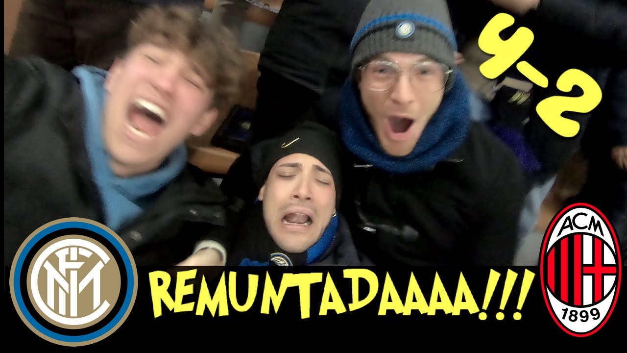 SUPER RIMONTA!!! | INTER-MILAN 4-2 REACTION | LIVE SAN SIRO